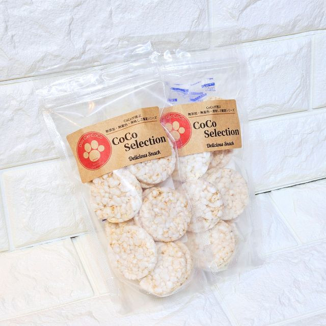 北海道産 オーガニック玄米ぽんぽん 15g CoCo Selection 国産 ペット 犬用おやつ