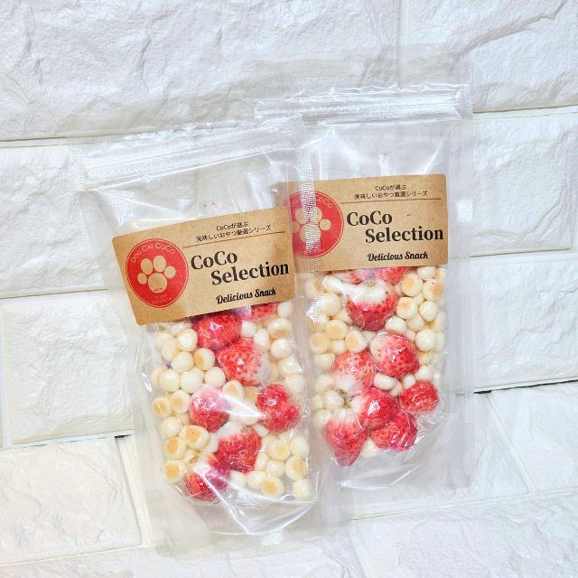 いちごとミルクボーロ ミックス 30g CoCo Selection 国産 ペット 犬用おやつ