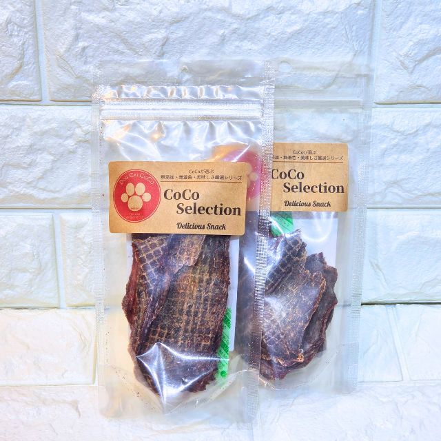 糸島産 ジビエ鹿肉ジャーキー 30g CoCo Selection 国産 ペット 犬用おやつ 低アレルギー