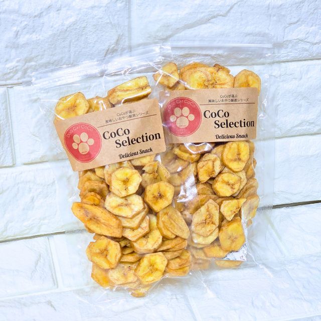 CoCo Selection Select バナナチップ 80g｜ペット 犬用おやつ フルーツ