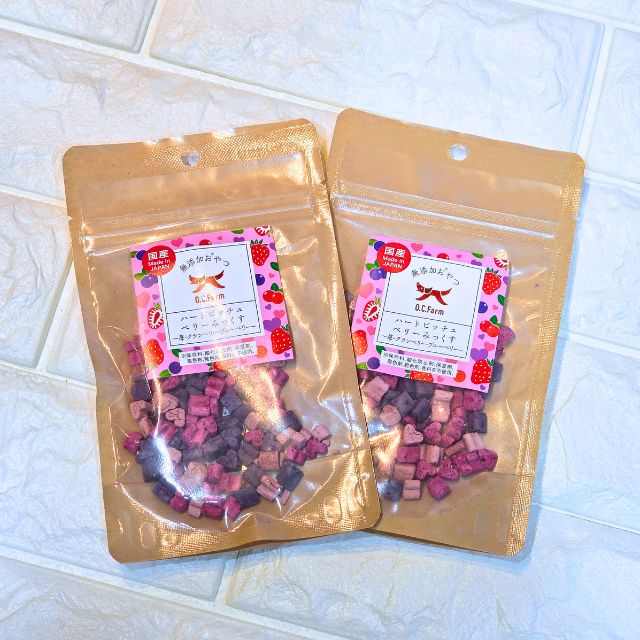 ハートビッチュ ベリーみっくす 24g｜ペット 犬用 無添加 おやつ