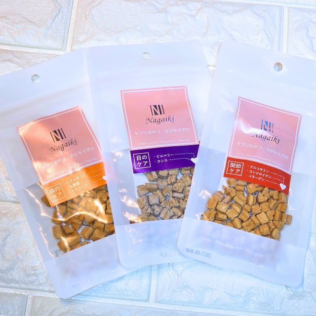 Nagaiki サプリおやつ カジキマグロ 30g（腸内・目・関節）｜腸内ケア・目のケア・関節ケアから選べる犬用おやつ