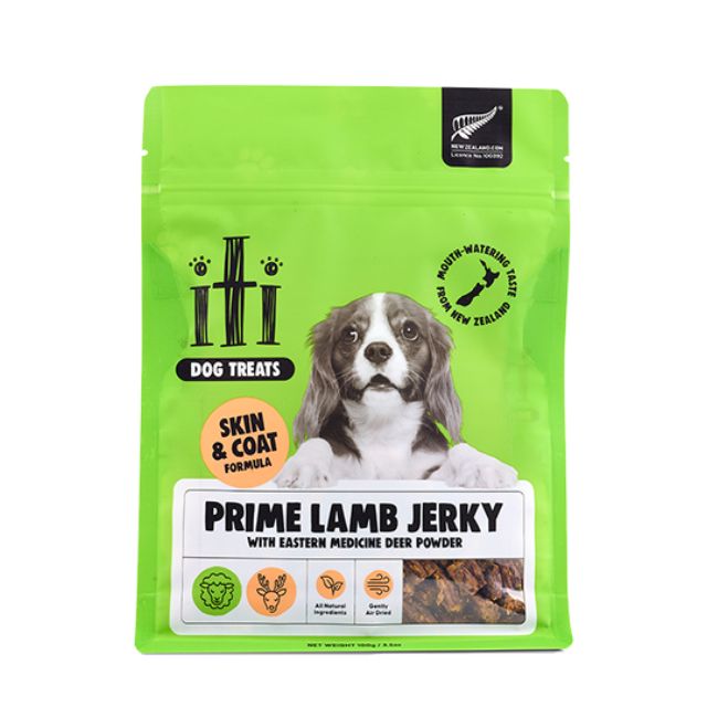 イティトリーツ ラムジャーキー 皮膚被毛ケア 100g｜iti エアドライ 犬用おやつ
