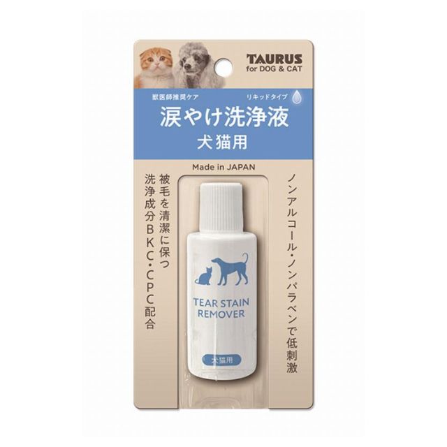 トーラス 涙やけ洗浄液 犬猫用 25ml｜目元の着色汚れケア・リキッドタイプ